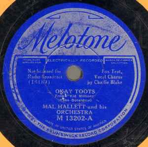 Mal Hallett And His Orchestra - Okay Toots / An Earful Of Music album cover