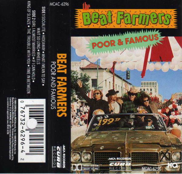 The Beat Farmers – Poor And Famous (1989, Cassette) - Discogs