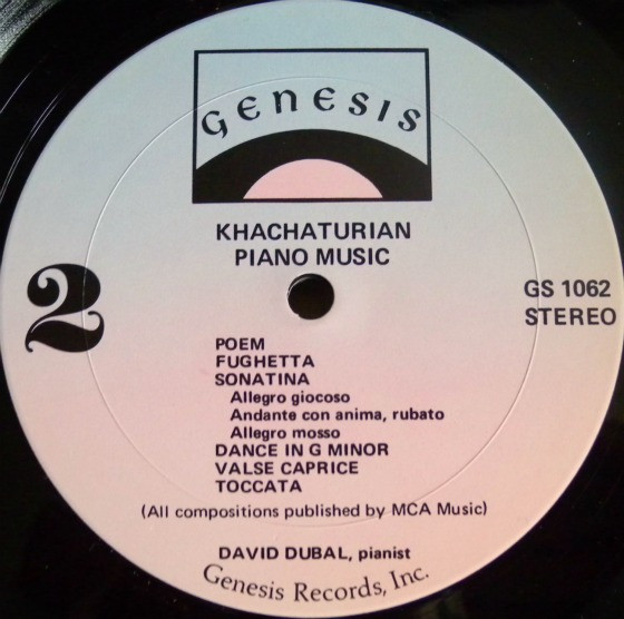 baixar álbum Aram Khachaturian David Dubal - Piano Music