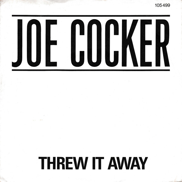 Joe Cocker – Threw It Away (1983, Vinyl) - Discogs