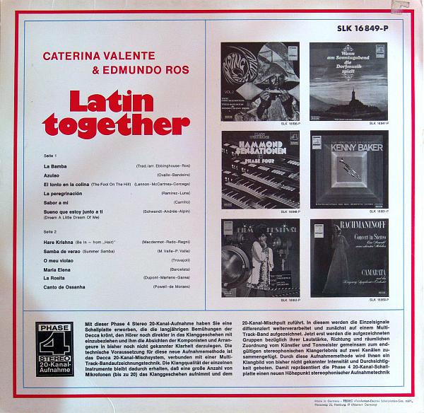 baixar álbum Caterina Valente & Edmundo Ros - Latin Together