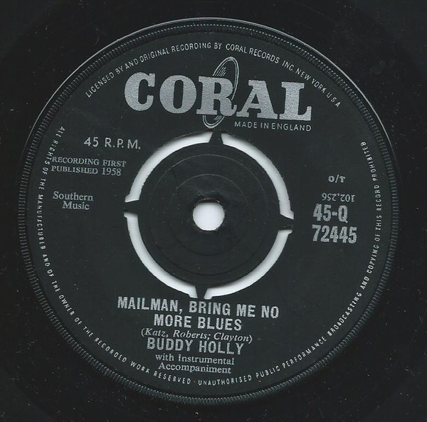 télécharger l'album Buddy Holly - Look At Me Mailman Bring Me No More Blues