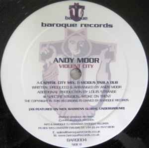 Andy Moor - Violent City album cover