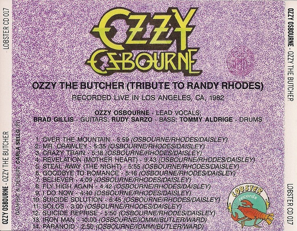 last ned album Ozzy Osbourne - Ozzy The Butcher