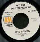 Cover of Any Way That You Want Me, 1969, Vinyl