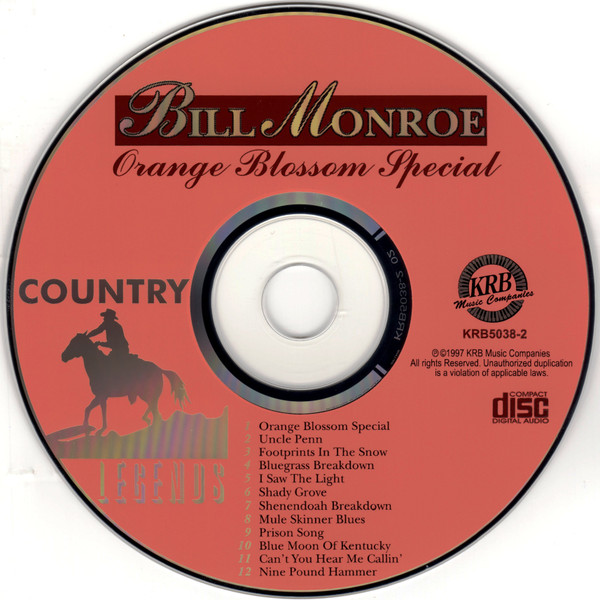 télécharger l'album Bill Monroe - Orange Blossom Special