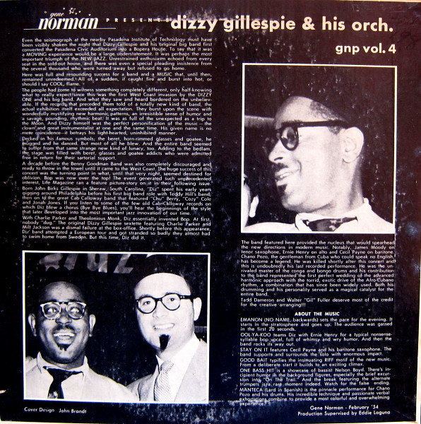 ladda ner album Dizzy Gillespie And His Orchestra Featuring Chano Pozo - Dizzy Gillespie And His Orchestra Featuring Chano Pozo