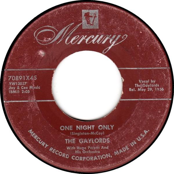 Album herunterladen The Gaylords - One Night Only