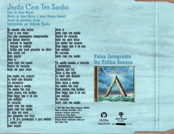last ned album Deborah Blando - Junto Com Teu Sonho