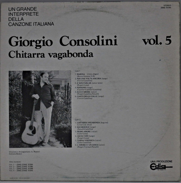 baixar álbum Giorgio Consolini - Chitarra Vagabonda Vol 5