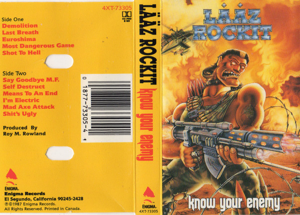 Lääz Rockit – Know Your Enemy (1987, CD) - Discogs