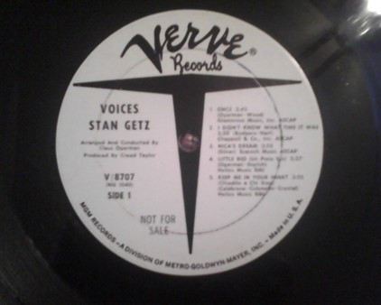 Stan Getz – Voices (1967, Vinyl) - Discogs