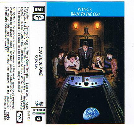 Wings – Back To The Egg (1979, Vinyl) - Discogs