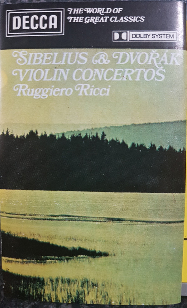 télécharger l'album Sibelius & Dvořák, Ruggiero Ricci - Violin Concertos