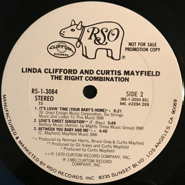 Curtis Mayfield, Linda Clifford – The Right Combination (1980