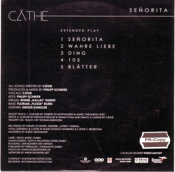 ladda ner album Cäthe - Señorita EP
