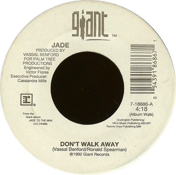 Jade – Don't Walk Away (1992, Vinyl) - Discogs