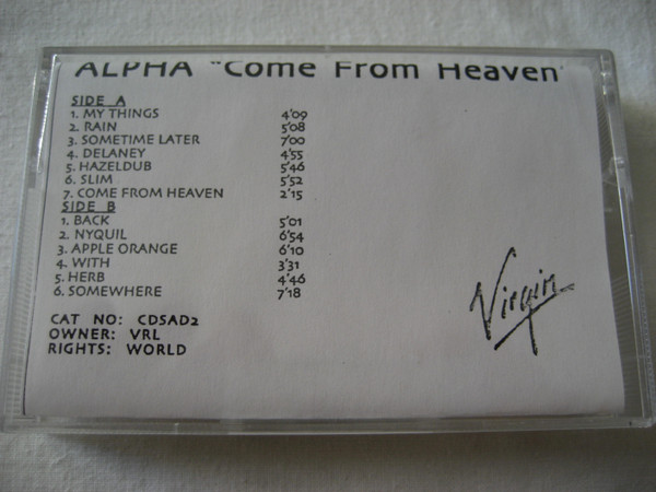 Alpha - Come From Heaven | Releases | Discogs