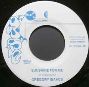 Gregory Isaacs – Sunshine For Me / Be Yourself (Vinyl) - Discogs