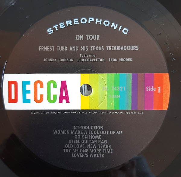lataa albumi Ernest Tubb and His Texas Troubadours - On Tour