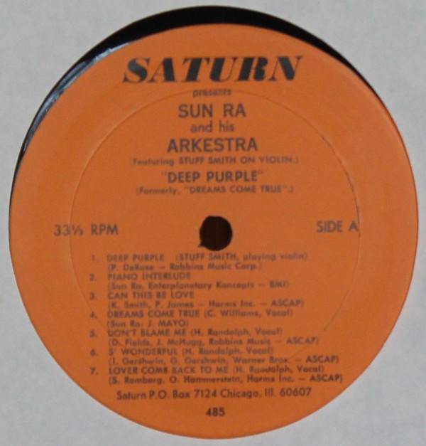 descargar álbum Sun Ra And His Arkestra Featuring Stuff Smith - Deep Purple