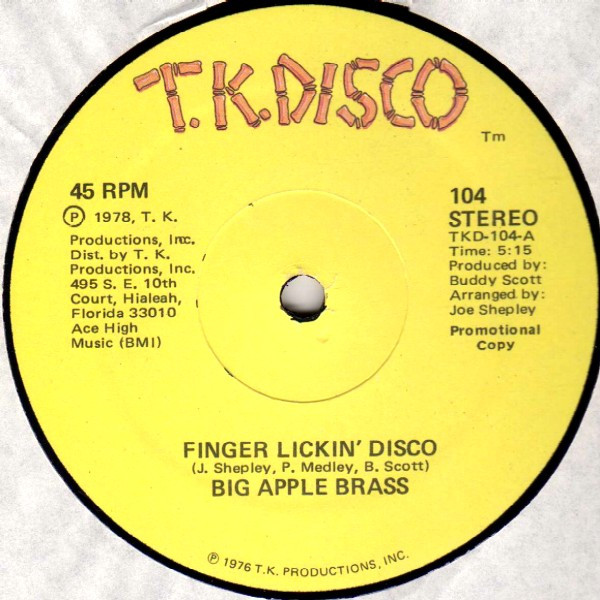 lataa albumi Big Apple Brass - Finger Lickin Disco