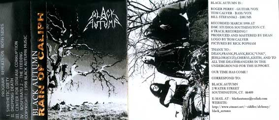 lataa albumi Black Autumn - Rain Of Caliph