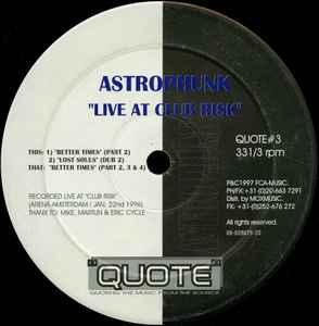 Astrophunk - Live At Club Risk album cover