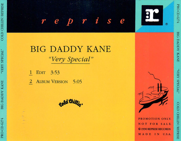 Big Daddy Kane – Very Special / Stop Shammin' (1993, Vinyl) - Discogs