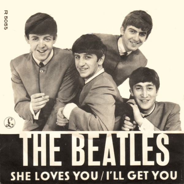 The Beatles – She Loves You / I'll Get You (1963, Black Labels ...