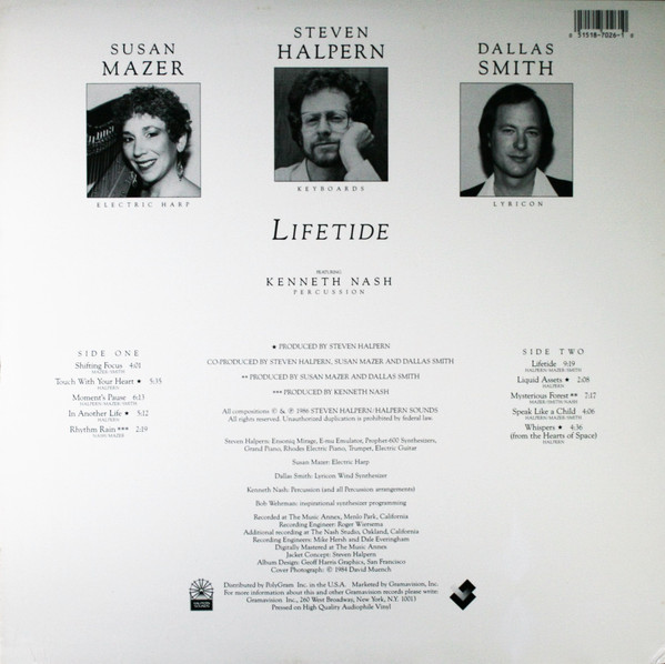 lataa albumi Steven Halpern, Susan Mazer, Dallas Smith Featuring Kenneth Nash - Lifetide