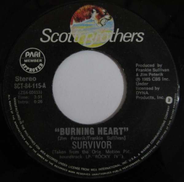 BURNING HEART (TRADUÇÃO) - Survivor 