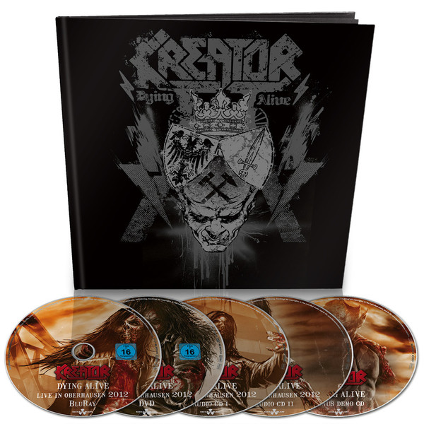  Dying Alive Patch  KREATOR parche   tejida & licencia oficial.