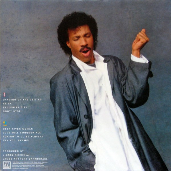 Lionel Richie - Dancing On The Ceiling | Motown (MOX 6158) - 3