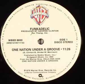 Funkadelic - One Nation Under A Groove album cover