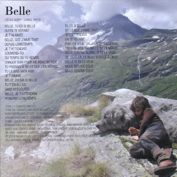Zaz chante le titre Belle pour le film Belle et Sébastien