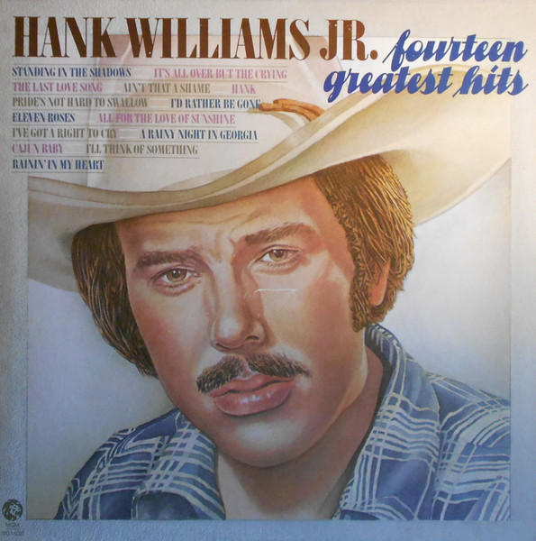 Hank Williams Jr. – Fourteen Greatest Hits (1982, Sterling, Vinyl 