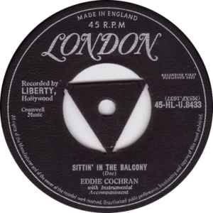 Eddie Cochran - Sittin' In The Balcony album cover