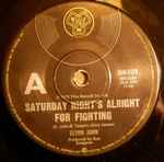 Cover of Saturday Night's Alright For Fighting, 1973, Vinyl