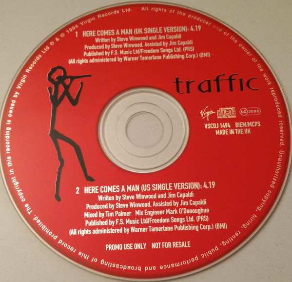 Traffic – Here Comes A Man (1994, CD) - Discogs