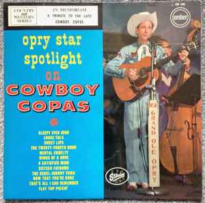 Cowboy Copas - Opry Star Spotlight On Cowboy Copas album cover