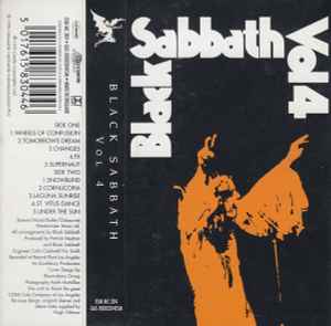 Black Sabbath – Black Sabbath Vol. 4 (1996, Cassette) - Discogs
