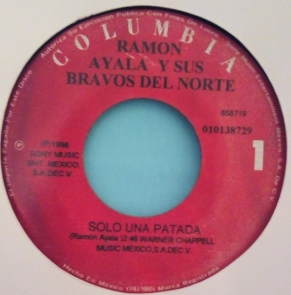Los Bravos del Norte de Ramón Ayala – Solo Una Patada / Casas de Madera  (1998, Vinyl) - Discogs