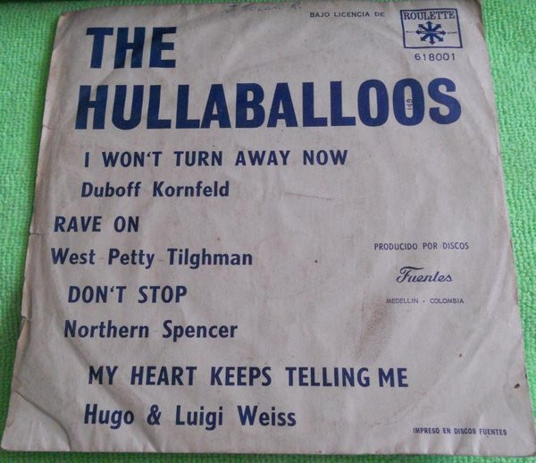 descargar álbum The Hullaballoos - I Wont Turn Away Now