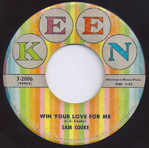 Sam Cooke – Win Your Love For Me (1958, Vinyl) - Discogs