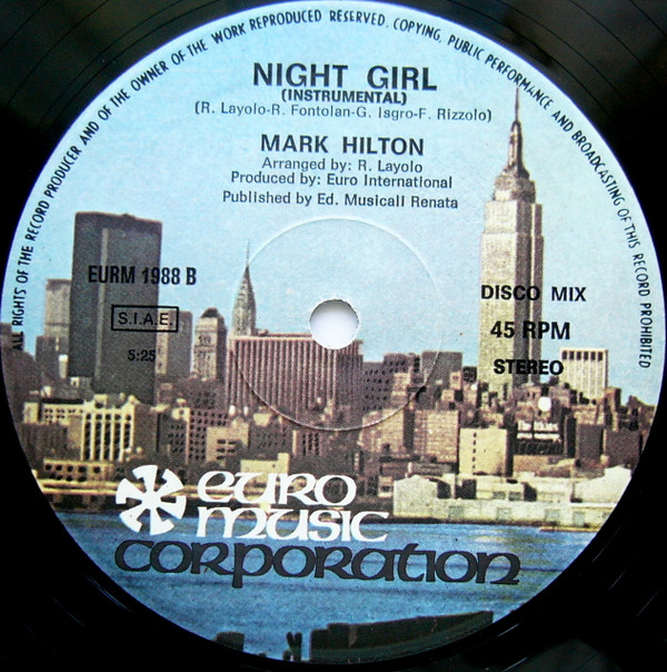 baixar álbum Mark Hilton - Night Girl