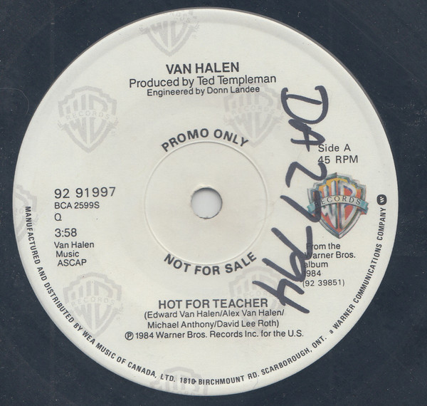 Van Halen – 1984 (1984, Vinyl) - Discogs