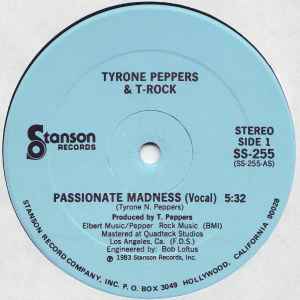 Tyrone N. Peppers - Passionate Madness album cover