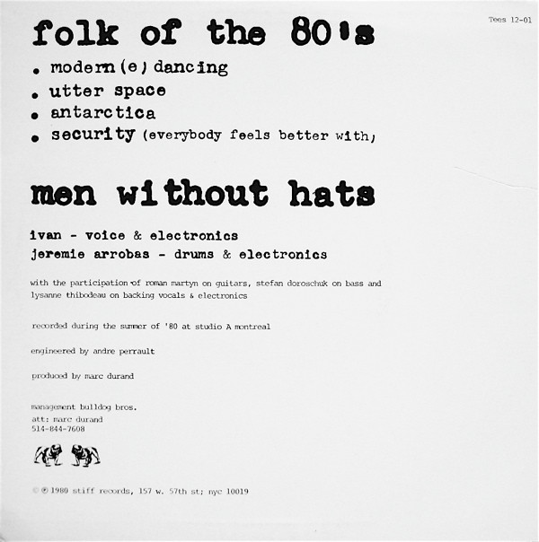 Album herunterladen Men Without Hats - Folk Of The 80s