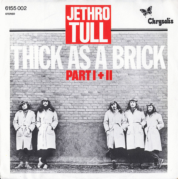 JETHRO TULL☆Thick As A Brick UK Chrysali - 洋楽